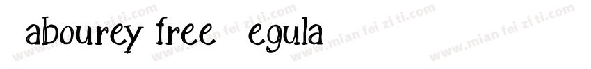 Gabourey free Regula字体转换